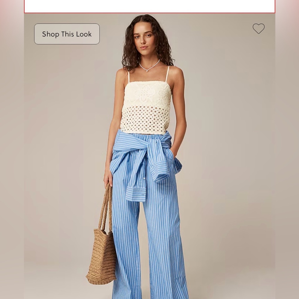 J. Crew Crochet bandeau tank top - Picture 2 of 5